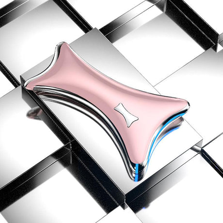 Advanced Electric Gua Sha Massager for Acne Treatment & Skin Rejuvenation - Multi-Function with Heating & Color Light Therapy, Available in Pearl White, Cherry Blossom Pink, Chinese Red, Emerald - novelvine