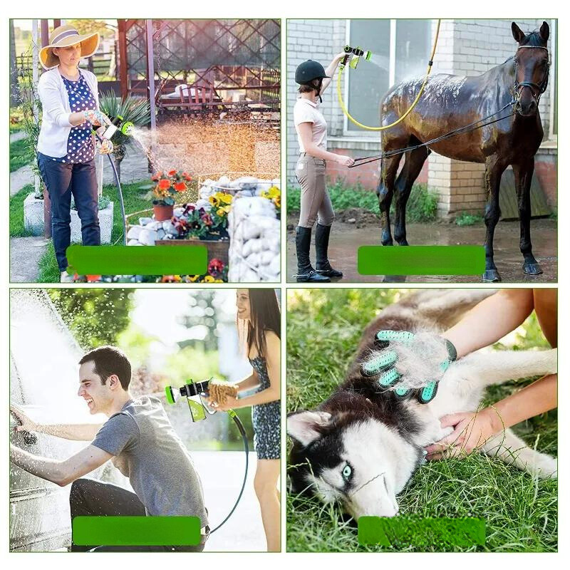 High-Pressure Dog Shower Sprayer with Soap Dispenser – 3-Mode Adjustable Pet Bathing Nozzle & Hose for Easy Grooming & Cleaning