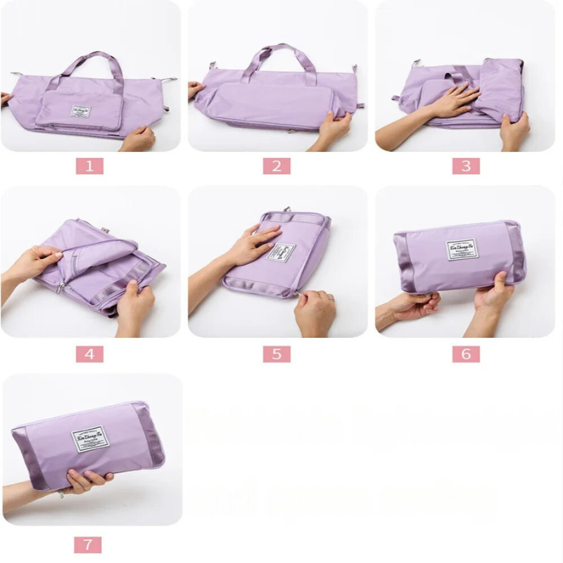 Large Capacity Foldable Travel Duffel Bag – Dry & Wet Separation, Waterproof Gym, Fitness, Swimming & Travel Bag