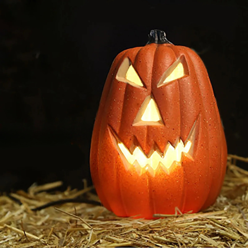 LED Halloween Pumpkin Lantern – Light-Up Lamp for Party, Bar & Home Decorations