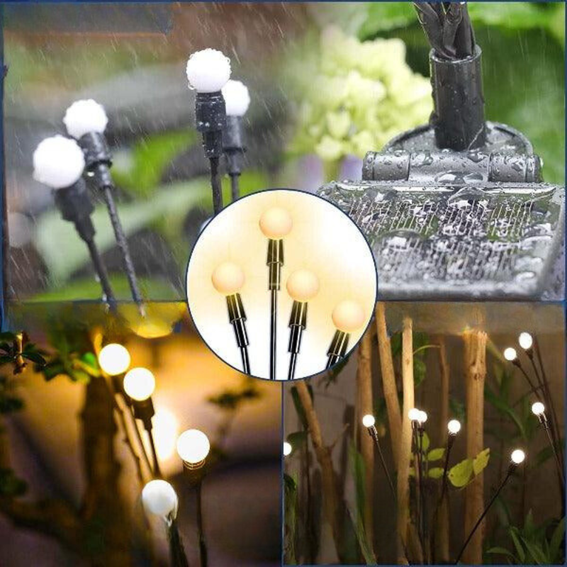 Solar Firefly Lights – Outdoor Waterproof LED Garden Lights for Yard, Pathway & Landscape Decoration