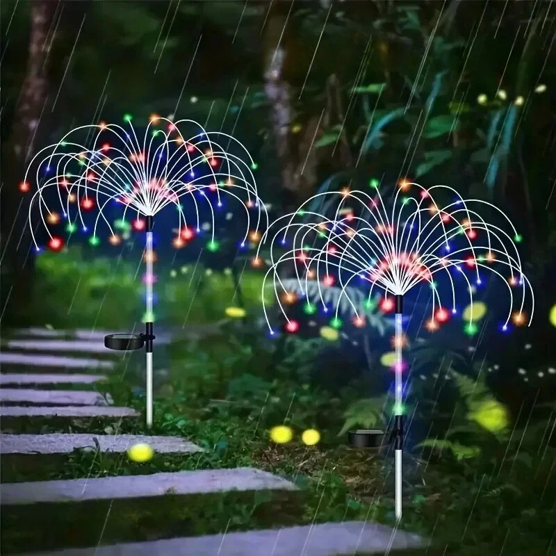 Solar-Powered String Lamp Tree - Waterproof Outdoor LED Lights for Lawn, Patio & Garden Décor (90/120/150/200 LEDs)