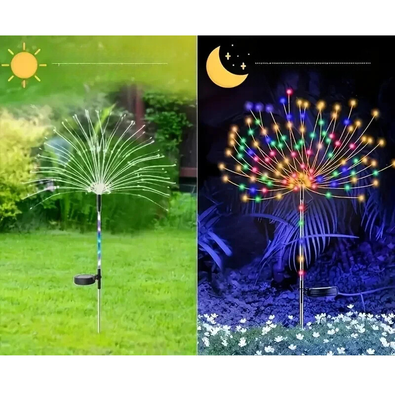 Solar-Powered String Lamp Tree - Waterproof Outdoor LED Lights for Lawn, Patio & Garden Décor (90/120/150/200 LEDs)