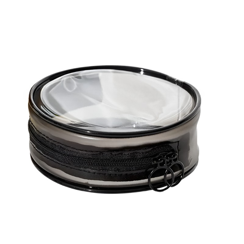 Clear PVC Makeup Organizer with Zipper – Travel-Friendly Transparent Toiletry Bag for Cosmetics & Essentials