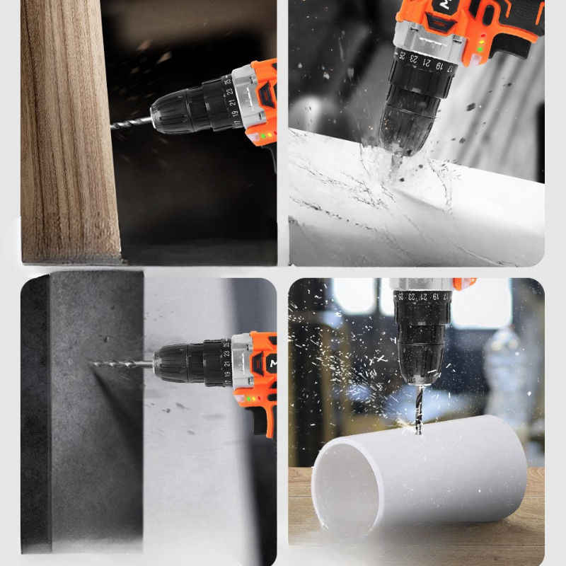 12V Cordless Electric Screwdriver Drill – 25+1 Torque Settings, 2-Speed Mini Wireless Power Driver with Battery