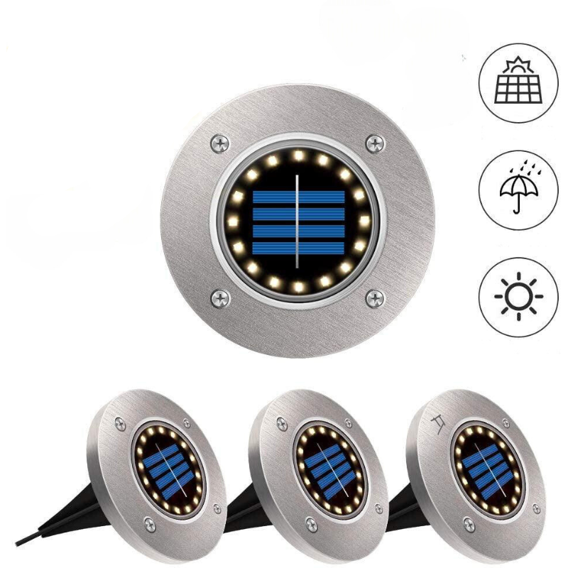 LED Waterproof Solar Powered Garden Lights