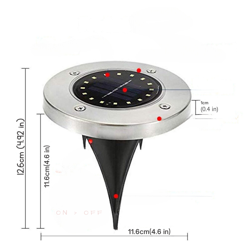 LED Waterproof Solar Powered Garden Lights