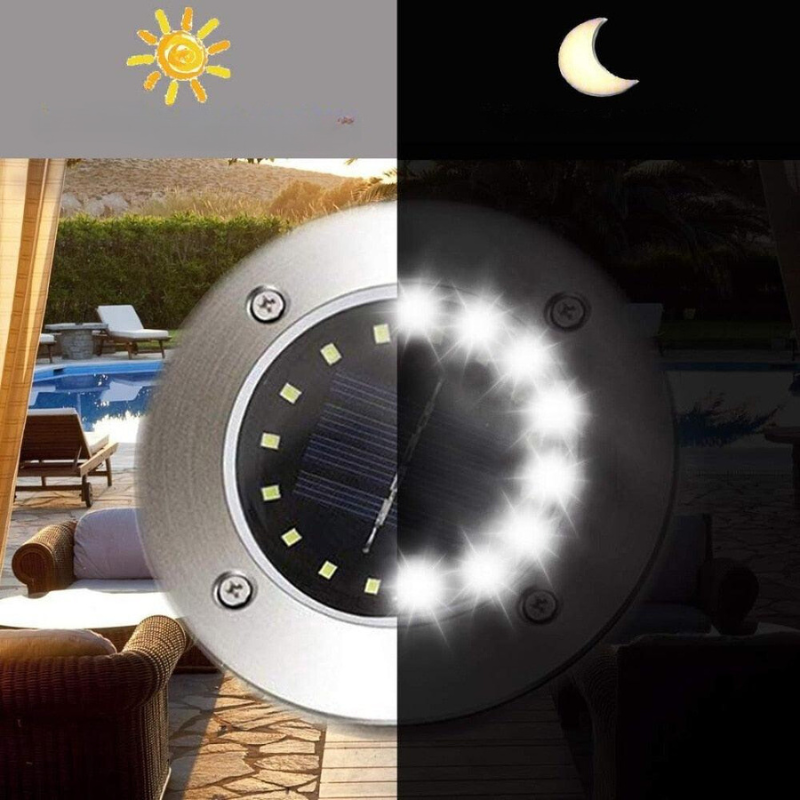 LED Waterproof Solar Powered Garden Lights
