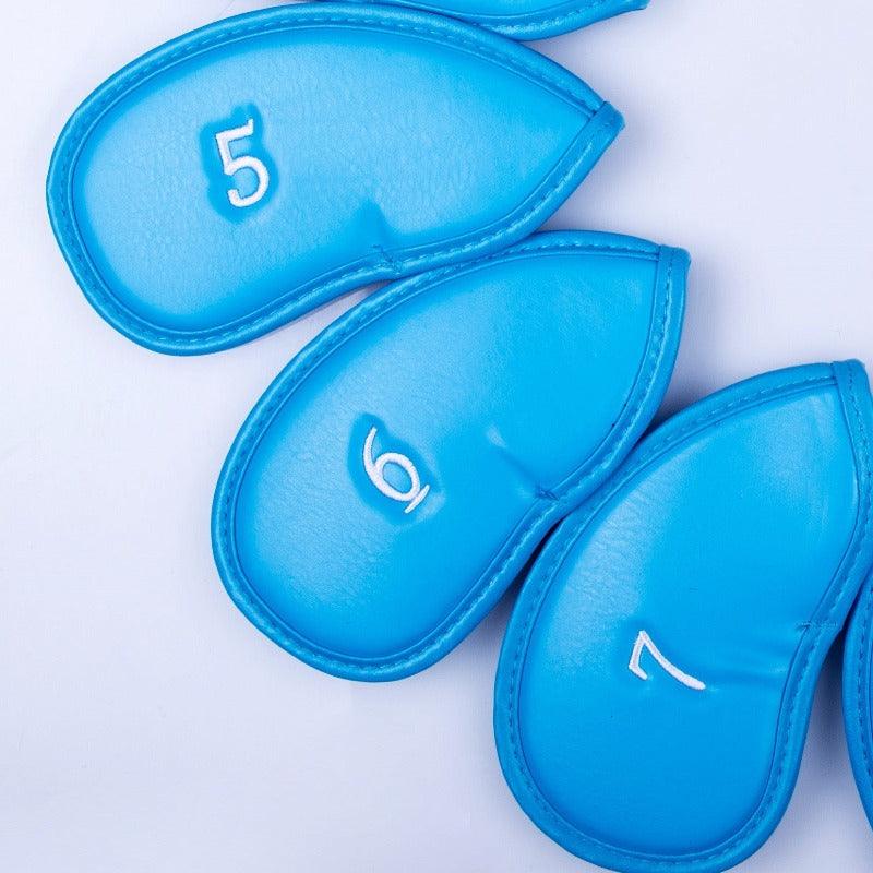 Twelve Piece Embroidered Golf Iron Clubhead Covers - novelvine