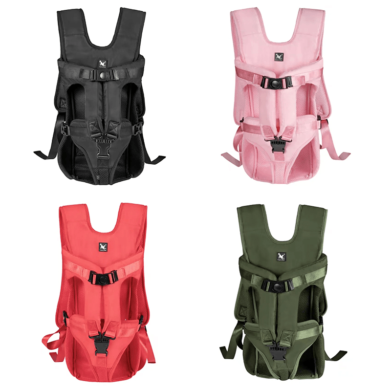 Versatile Small Pet Backpack Carrier – Comfortable & Breathable for Dogs and Cats up to 30lbs - novelvine