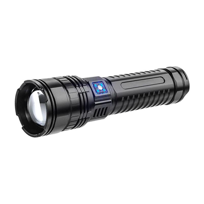 Ultra-Bright 15000000 Lumens LED Tactical Flashlight - Waterproof, 5 Modes, Zoomable, Rechargeable with Power Bank Function - novelvine