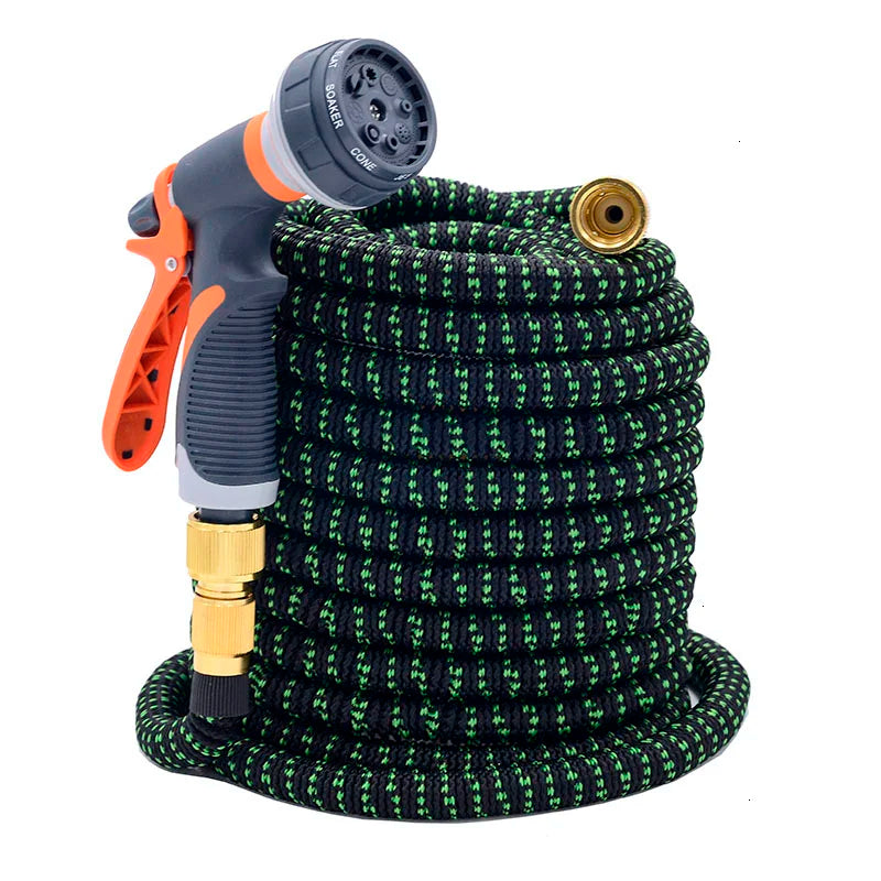 Expandable Garden Hose with Spray Gun – Flexible, Lightweight Water Hose for Lawn, Garden & Car Washing