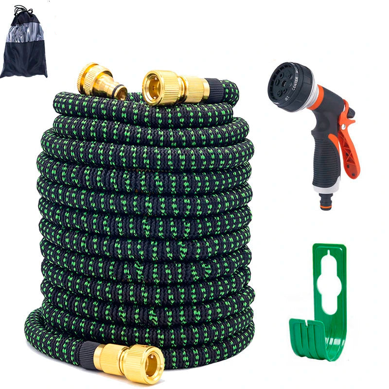 Expandable Garden Hose with Spray Gun – Flexible, Lightweight Water Hose for Lawn, Garden & Car Washing