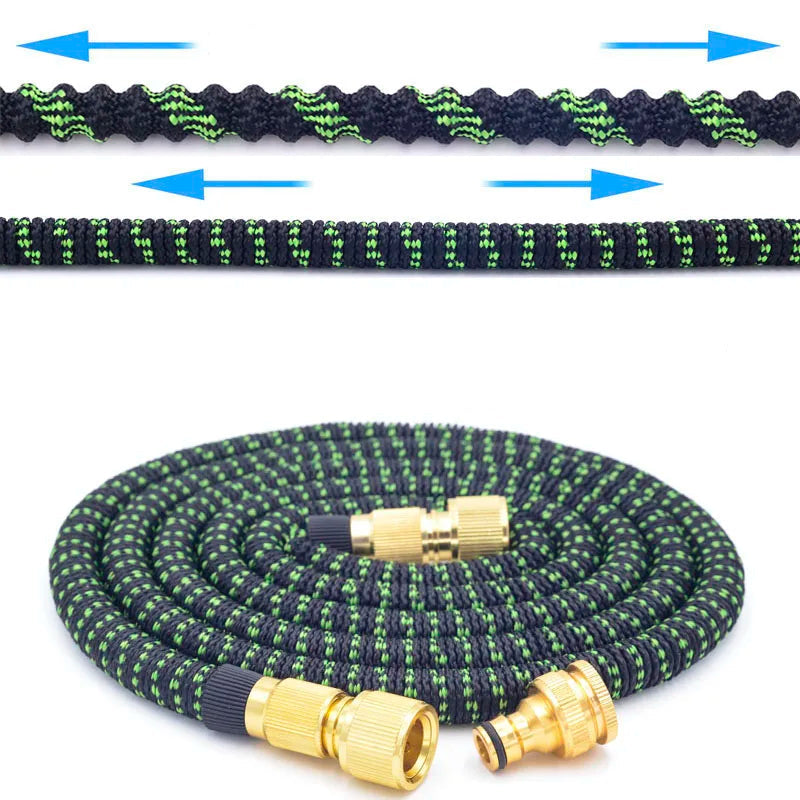 Expandable Garden Hose with Spray Gun – Flexible, Lightweight Water Hose for Lawn, Garden & Car Washing