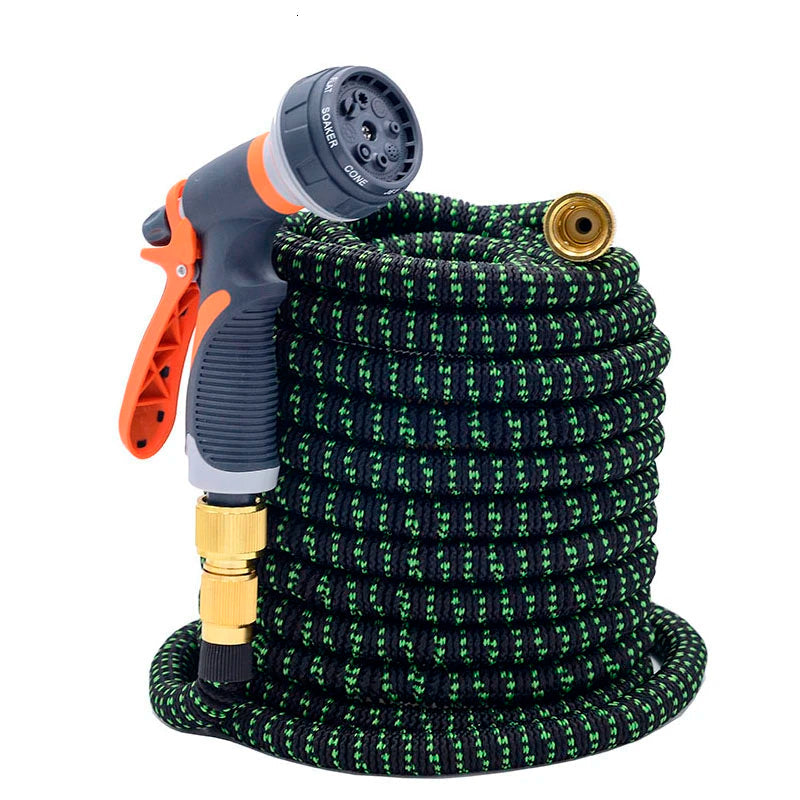 Expandable Garden Hose with Spray Gun – Flexible, Lightweight Water Hose for Lawn, Garden & Car Washing