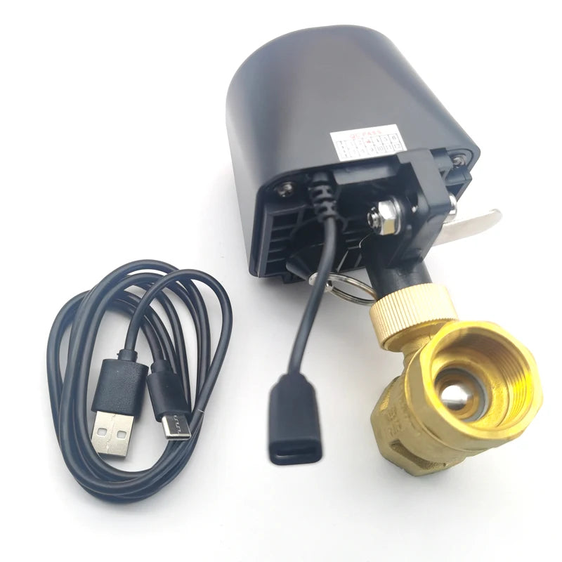 Rechargeable Tuya Zigbee Automatic Irrigation Timer – Smart Watering Controller & Valve with WiFi Remote Control for Garden & Lawn, Requires Hub