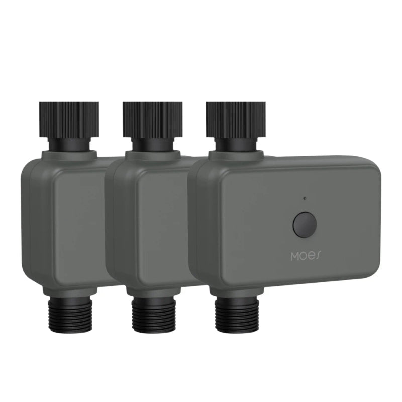 MOES Smart Bluetooth Water Timer – Tuya App Control Irrigation Valve with Washable Filter, Programmable Sprinkler Timer for Garden & Lawn