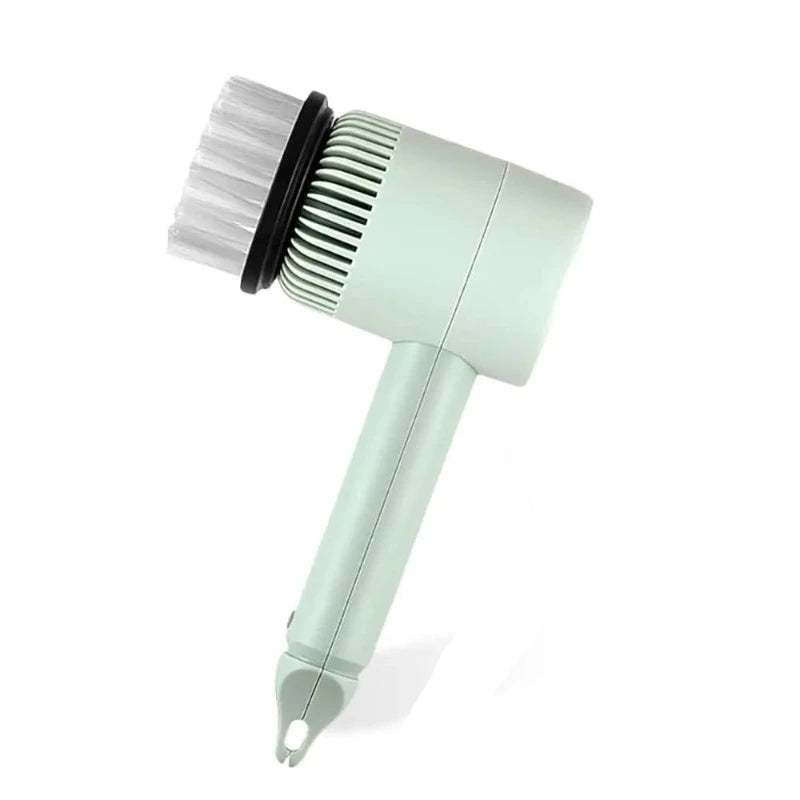 Cordless Electric Spin Scrubber with High Torque and Adjustable Gears - Includes 2-6 Interchangeable Brush Heads, Lightweight & Safe Design, for Efficient Cleaning, Lightweight S - novelvine