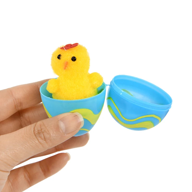 Colorful Easter Eggs Candy Boxes – Set of 12/24 for Party Favors & Gift Packaging