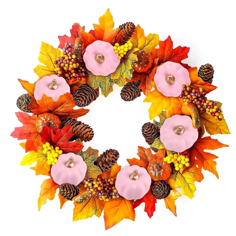 6PCS Pink Artificial Pumpkins – Decorative Fall, Halloween & Thanksgiving Ornaments for Home Décor, Table Displays & Seasonal Centerpieces