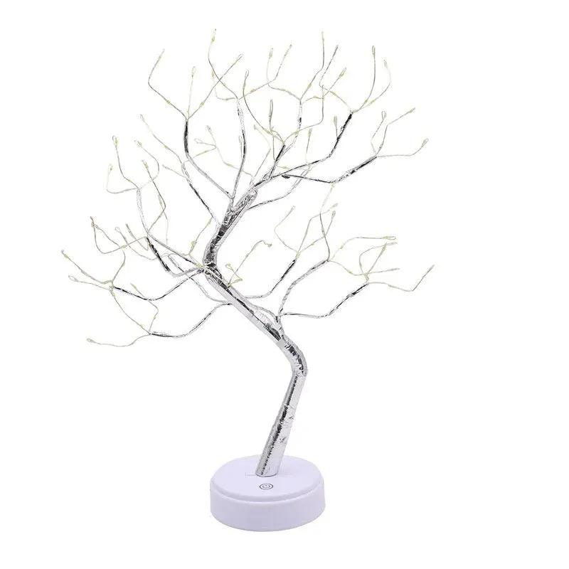 LED Night Light Mini Christmas Tree Copper Wire Garland Lamp For Kids Home Bedroom Decoration Decor Fairy Light Holiday lighting - novelvine