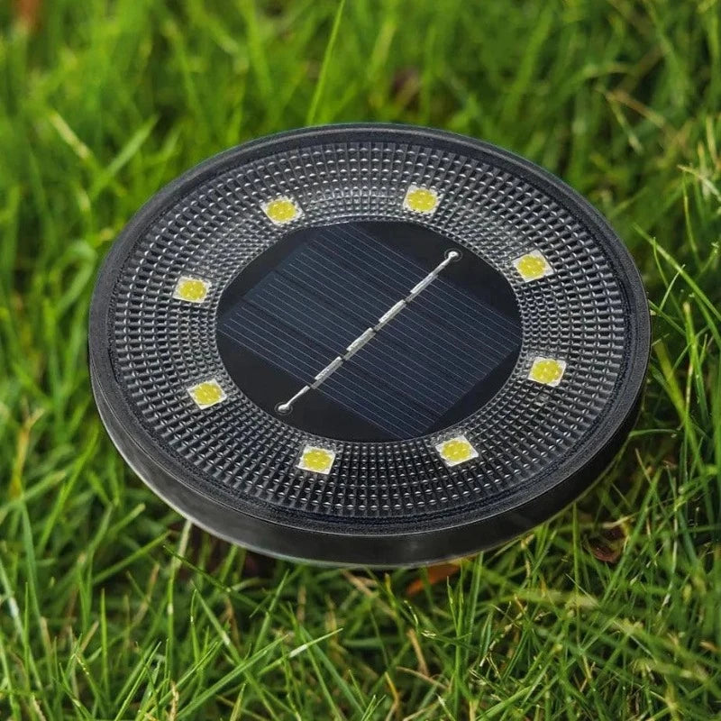 IP68 Waterproof LED Outdoor Solar Power Ground Light Lighting Control Path Deck Lights Yard Driveway Lawn Garden Decoration Lamp - novelvine