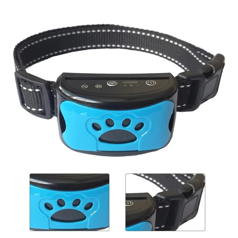 Waterproof Ultrasonic Training Collar – USB Rechargeable Anti-Bark Electric Device | Pet Behavior Control