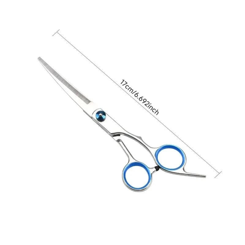 5pcs/Set Stainless Steel Pet Dogs Grooming Scissors Suit Hairdresser Scissors For Dogs Professional Animal Barber Cutting Tools - novelvine