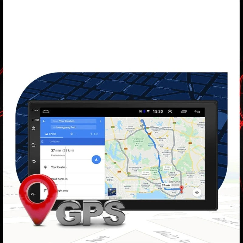 ESSGOO Carplay Car Radio 2 Din 7"/9"/10" MP5 Player GPS Navigator, Android Auto, Wi-Fi, DSP, IPS Screen