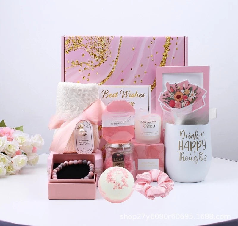 Lavender Spa Gift Basket Set for Women – Luxury Relaxation Gifts for Ladies, Mom, Wife, Girlfriend & Sister | Perfect for Birthday, Christmas, Valentine’s Day & Mother’s Day