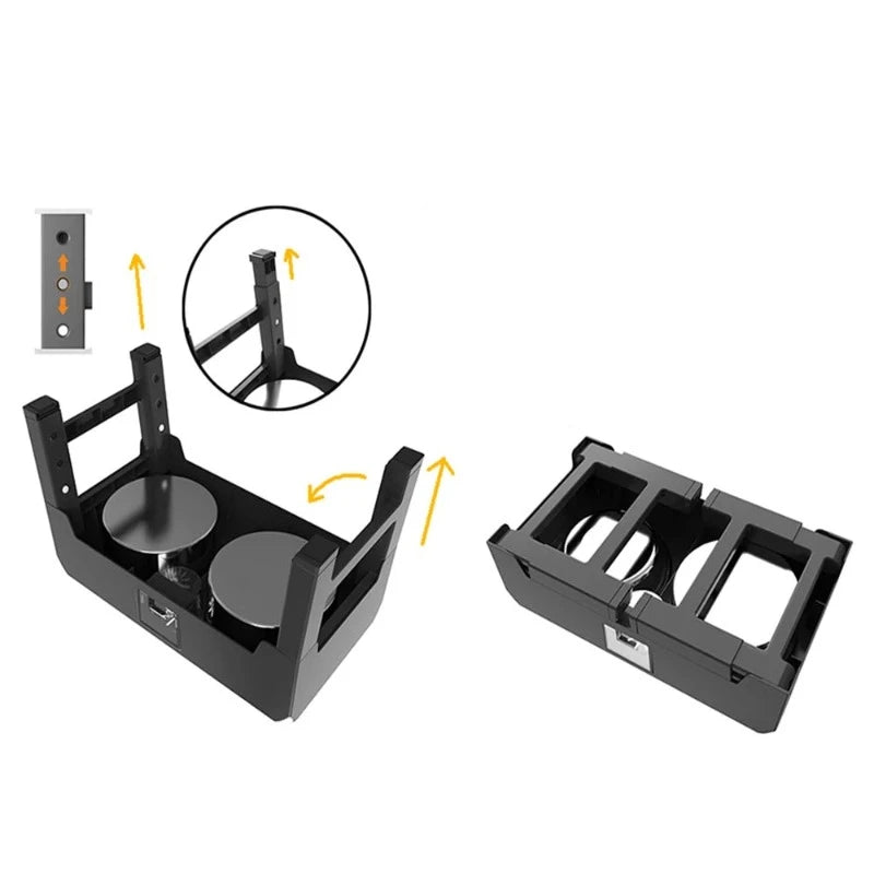 Adjustable Elevated Dog Bowl Set – Slow Feeder & No-Spill Water Bowl with Non-Slip Stand