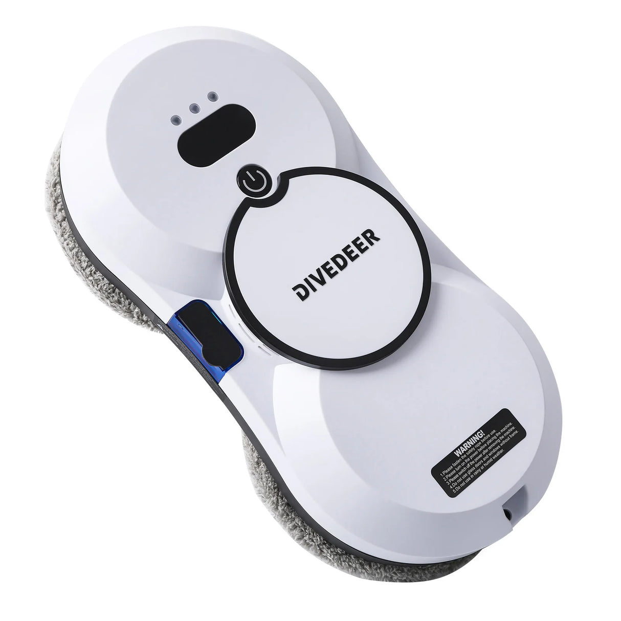DIVEDEER Smart Window Cleaning Robot – Automatic Water Spray, Anti-Drop Magnetic Glass Cleaner for Home