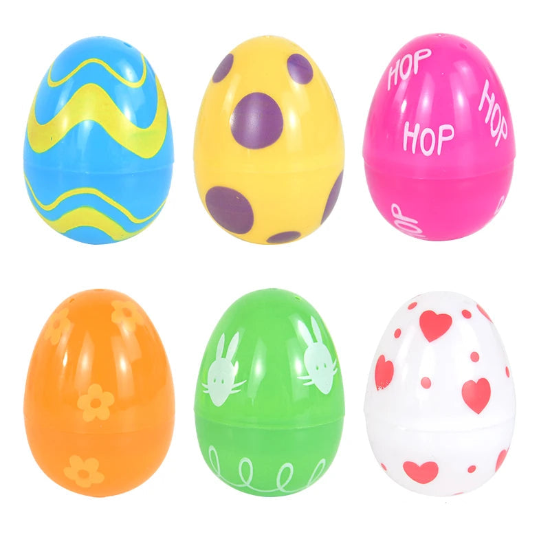 Colorful Easter Eggs Candy Boxes – Set of 12/24 for Party Favors & Gift Packaging