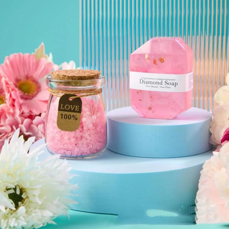 Spa Gift Basket Set Pink Series Gift Set women girl Mother's Day wedding gifts for guests girlfriend birthday spa party favors - novelvine