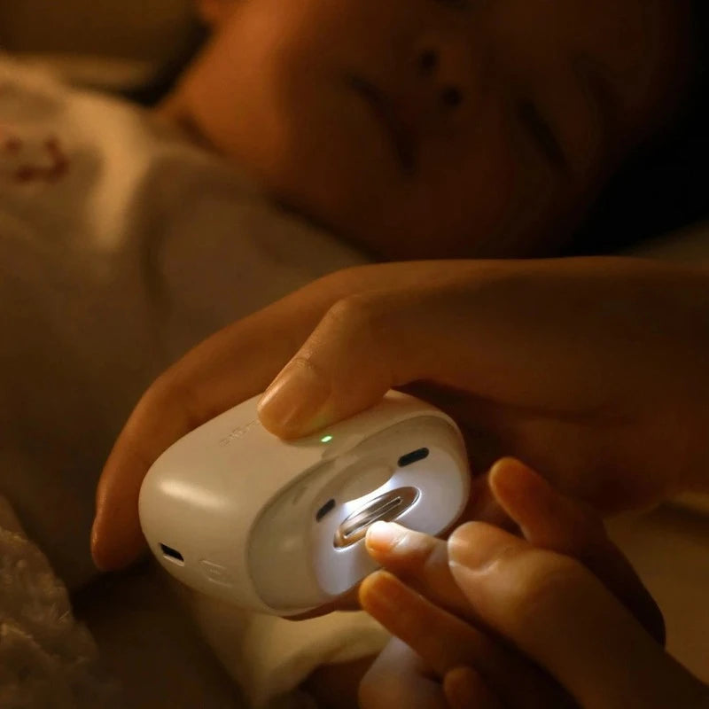 Seemagic Electric Automatic Nail Clipper Pro: Touch Start, Infrared Protection, LED Light Trimmer - Upgraded Cutter Head for Precision Care