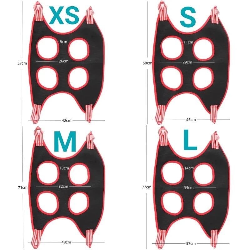 Dog Cat Grooming Hammock Fixed Bath Bag for Nail Cutting Anti Scratch Cat Trimming Restraint Bag Cat Beauty Hanging Pet Supplies - novelvine