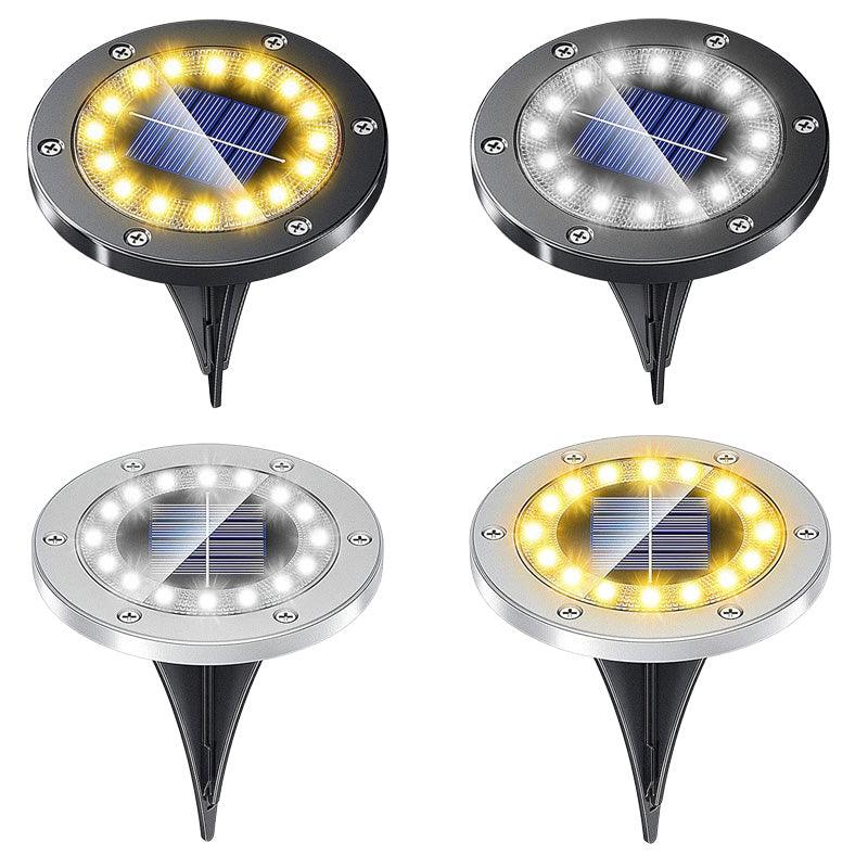 Bright & Eco-Friendly Solar Ground Lights - Weatherproof LED Outdoor Pathway & Garden Lighting - novelvine