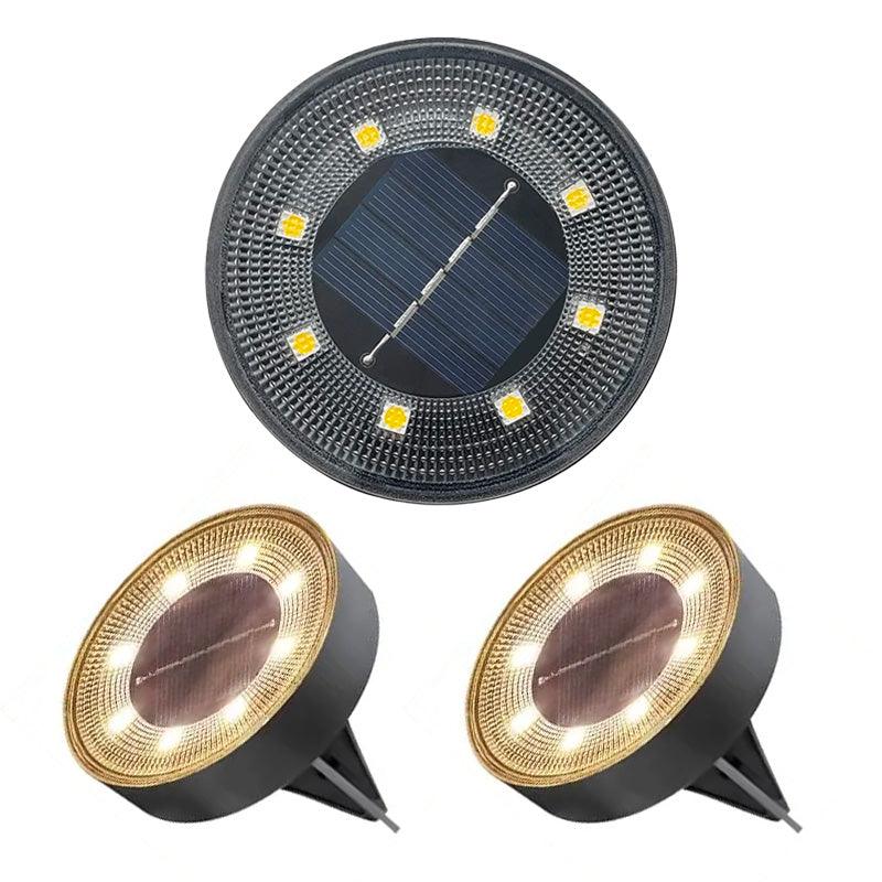 IP68 Waterproof LED Outdoor Solar Power Ground Light Lighting Control Path Deck Lights Yard Driveway Lawn Garden Decoration Lamp - novelvine