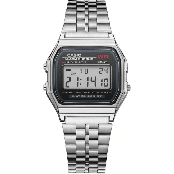 Casio watch silver watch men set brand luxury LED digital Waterproof Quartz men watch Sport military Wrist Watch - novelvine