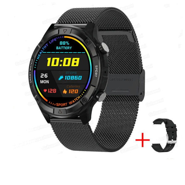 New Smart Watch Men's 4G Memory Local Music Player 454*454 AMOLED Screen Bluetooth Call Sports Man Smartwatch For Man Android iOS - novelvine