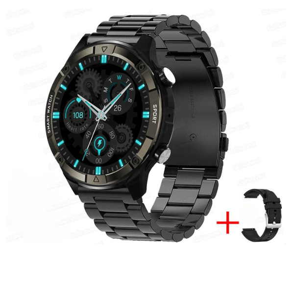 New Smart Watch Men's 4G Memory Local Music Player 454*454 AMOLED Screen Bluetooth Call Sports Man Smartwatch For Man Android iOS - novelvine