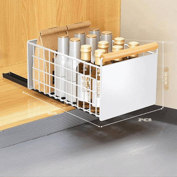 Sliding Bowl Dish Storage Rack - novelvine