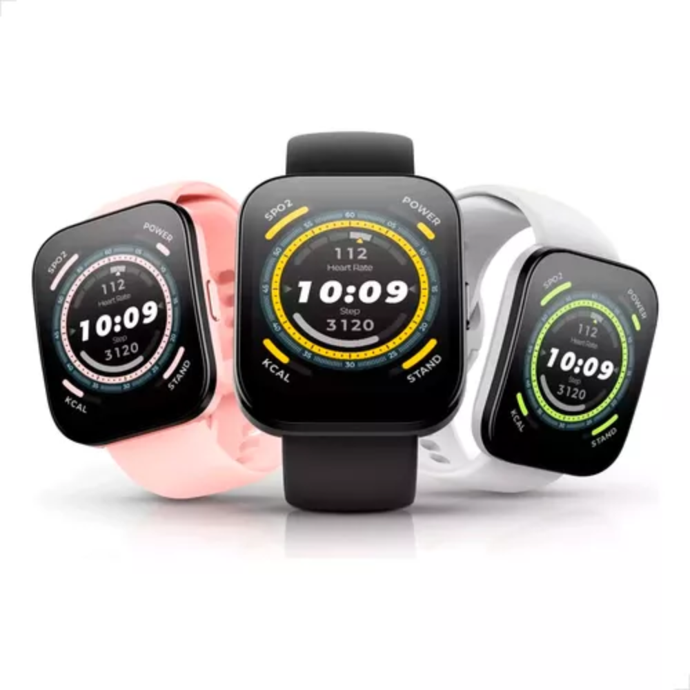 Amazfit Bip 5 Smartwatch 46mm – 120+ Sports Modes, Sleep & Health Monitoring, Compatible with Android & iOS