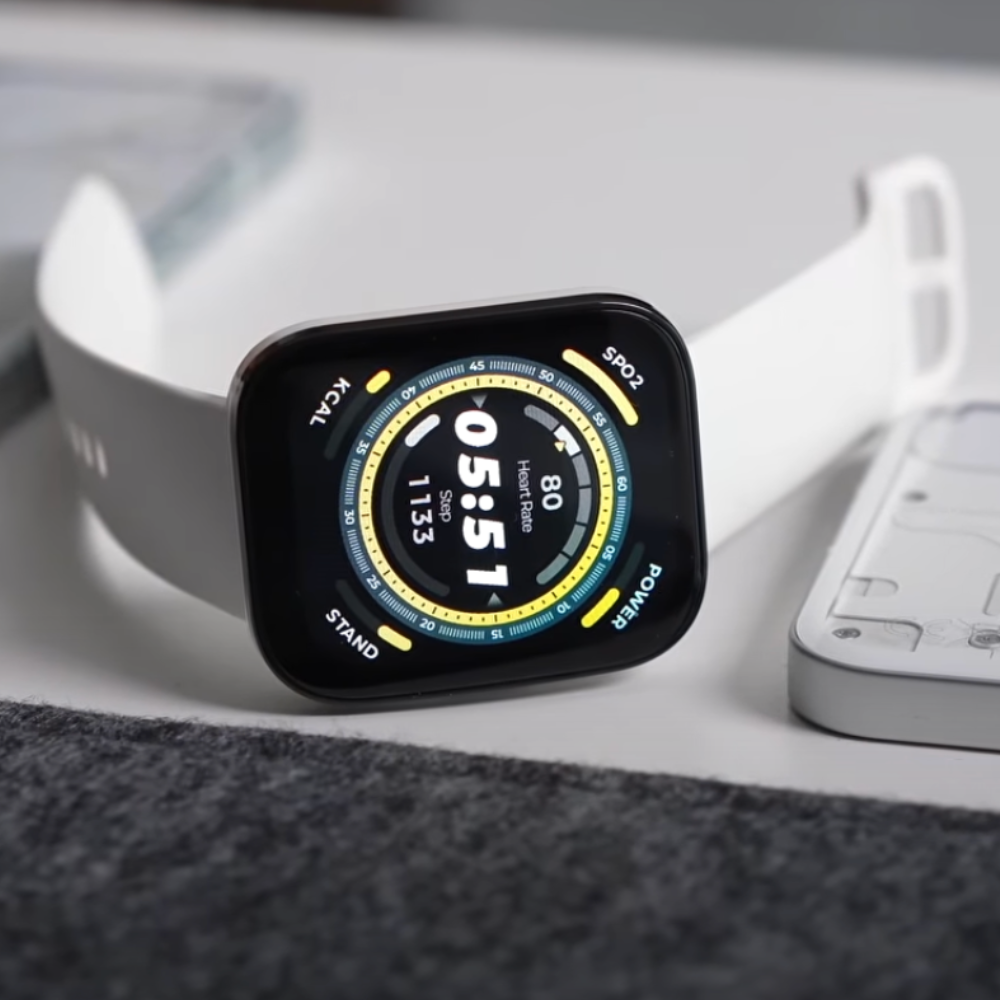 Amazfit Bip 5 Smartwatch 46mm – 120+ Sports Modes, Sleep & Health Monitoring, Compatible with Android & iOS