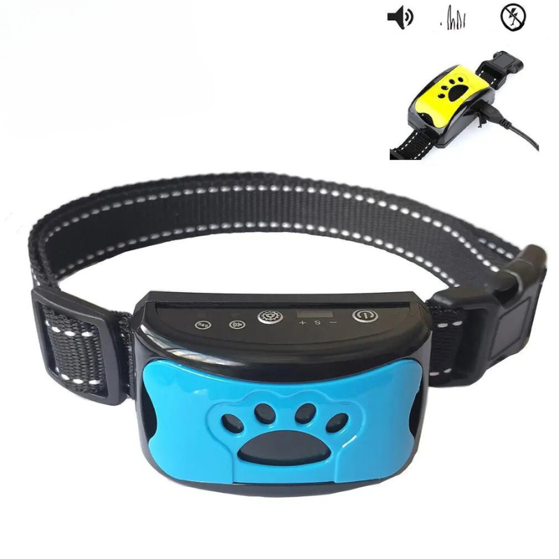 Waterproof Ultrasonic Training Collar – USB Rechargeable Anti-Bark Electric Device | Pet Behavior Control