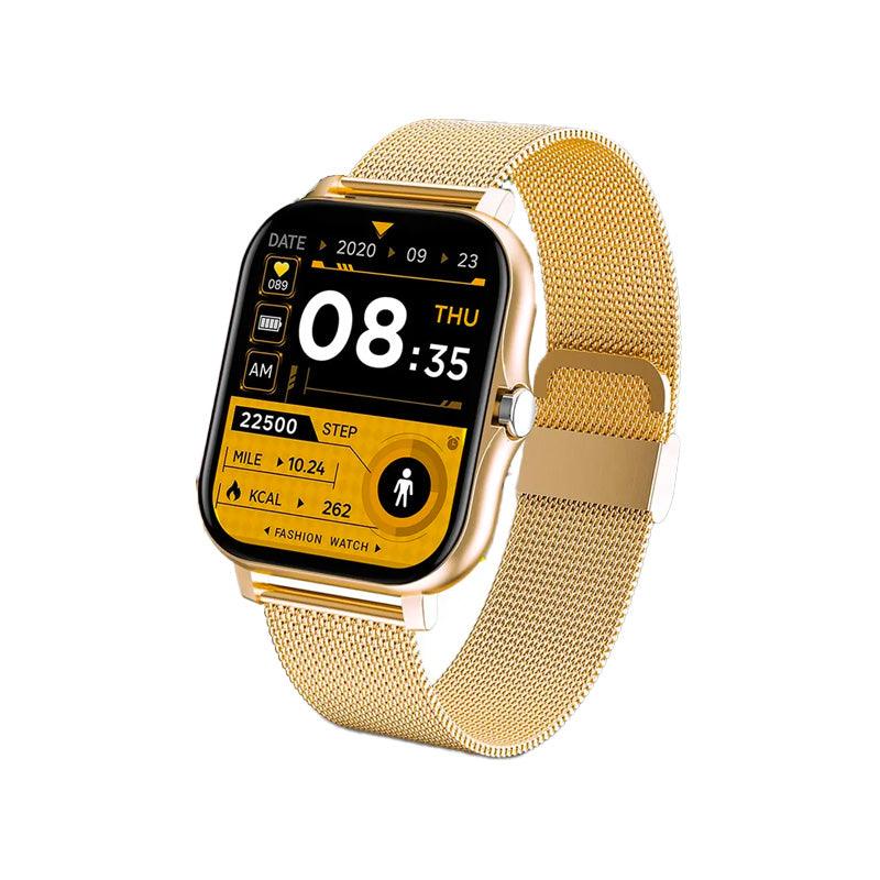 Smartwatch - Full Touch AMOLED Screen, Blood Pressure & Heart Rate Monitor, Multi-Dial Customization, Calorie & Sleep Tracker, Waterproof IP67, BLE 5.0, Fitness & Health Companion - novelvine