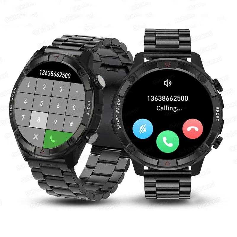 New Smart Watch Men's 4G Memory Local Music Player 454*454 AMOLED Screen Bluetooth Call Sports Man Smartwatch For Man Android iOS - novelvine