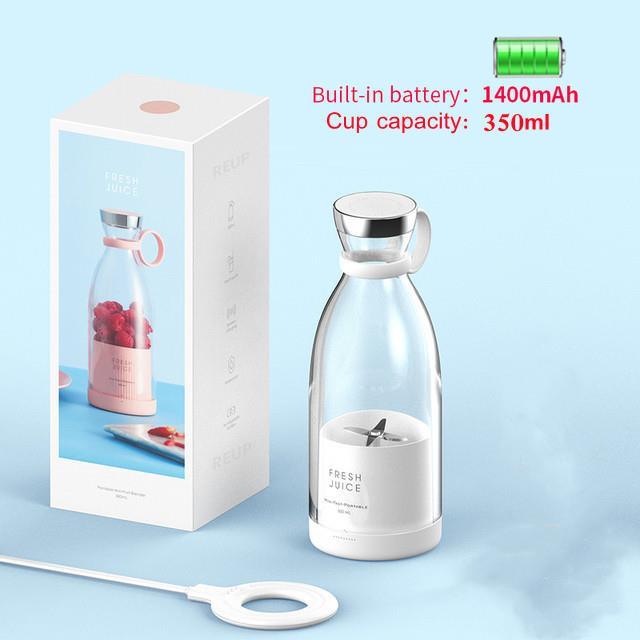 Compact Wireless Portable Mini Fruit Blender - Ideal for Smoothies, Juices, and Milkshakes On-the-Go - novelvine