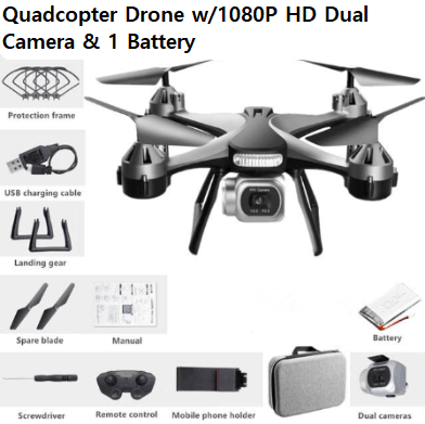 HD 4K Dual Camera Quadcopter Drone - novelvine