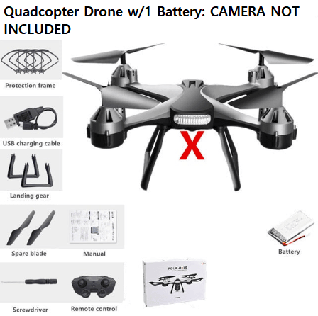 HD 4K Dual Camera Quadcopter Drone - novelvine